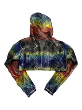 Load image into Gallery viewer, SHEER RAINBOW CROP JACKET (S/M)