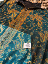 Load image into Gallery viewer, TEAL NIGHT PASHMINA HOODIE (2XL)
