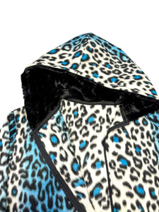 Blue Leopard Jacket (L and 2XL)