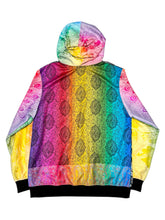 Load image into Gallery viewer, One of a Kind Black Paisley and Peacock Pashmina Jacket (2XL)