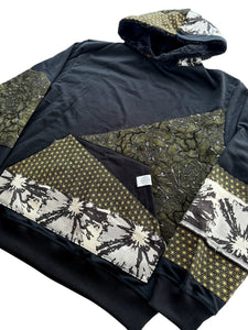 One of a Kind FLORA LORD PATCHWORK PULLOVER (Large)