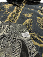 Load image into Gallery viewer, GREY MONARCH PASHMINA HOODIE (Large)