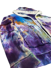 Load image into Gallery viewer, One of a kind Cotton Patchwork Tie-Dye Hoodie (Large)