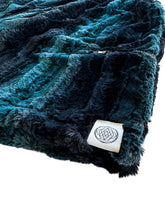 Load image into Gallery viewer, MIDNIGHT TEAL FUR SHORT (S-2XL)