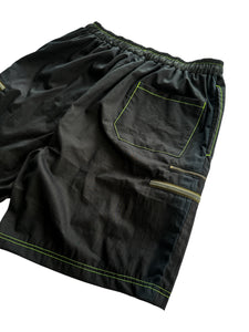 One of a Kind IMPLIED CAMO Patchwork Shorts (Large 32-34”)