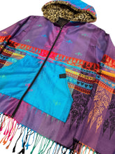 Load image into Gallery viewer, Purple Mystic Pashmina Zip Up Hoodie w/ Fur