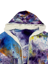 Load image into Gallery viewer, One of a kind Cotton Patchwork Tie-Dye Hoodie (Large)