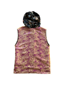 One of a kind - MIXED BROCADE VEST (LARGE)