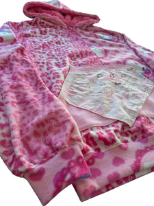 One of a Kind - KITTYCORE PATCHWORK HOODIE (Large)