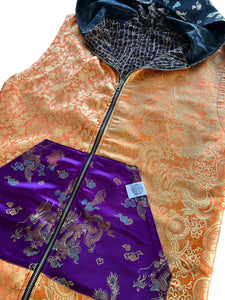 1 of 1 MIXED BROCADE VEST (LARGE)
