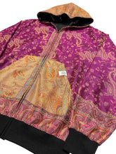 Load image into Gallery viewer, IMPERIAL AMETHYST PAISLEY PASHMINA HOODIE (Large)