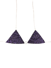 Load image into Gallery viewer, Amethyst Leopard Bikini Top (XS-3XL)