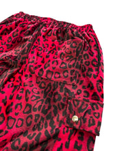 Load image into Gallery viewer, RED LEOPARD SHORT FUR STRAIGHT LEG PANTS (Mens / Unisex Sizes)