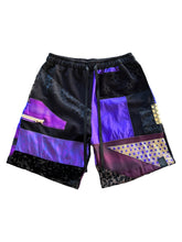 Load image into Gallery viewer, 1 of 1 PURPLE ASANOHA PATCHWORK SHORTS (M/L)