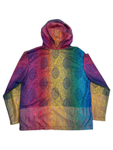 Load image into Gallery viewer, Rainbow Pashmina Zip Up Jacket (Large)