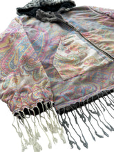 Load image into Gallery viewer, REVERSIBLE SMOKEY FUR AND PASHMINA JACKET (Large)