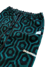 Load image into Gallery viewer, One of a Kind - TEAL HONEYCOMB PANTS (Large)