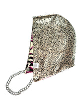 Load image into Gallery viewer, SNOW LEOPARD HOOD w/ CHAIN
