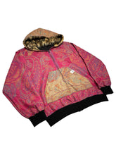 Load image into Gallery viewer, MAGENTA MAGIC PAISLEY PASHMINA HOODIE (Large)