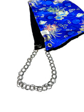 Load image into Gallery viewer, SPLIT BLOSSOM BROCADE HOOD w/ CHAIN