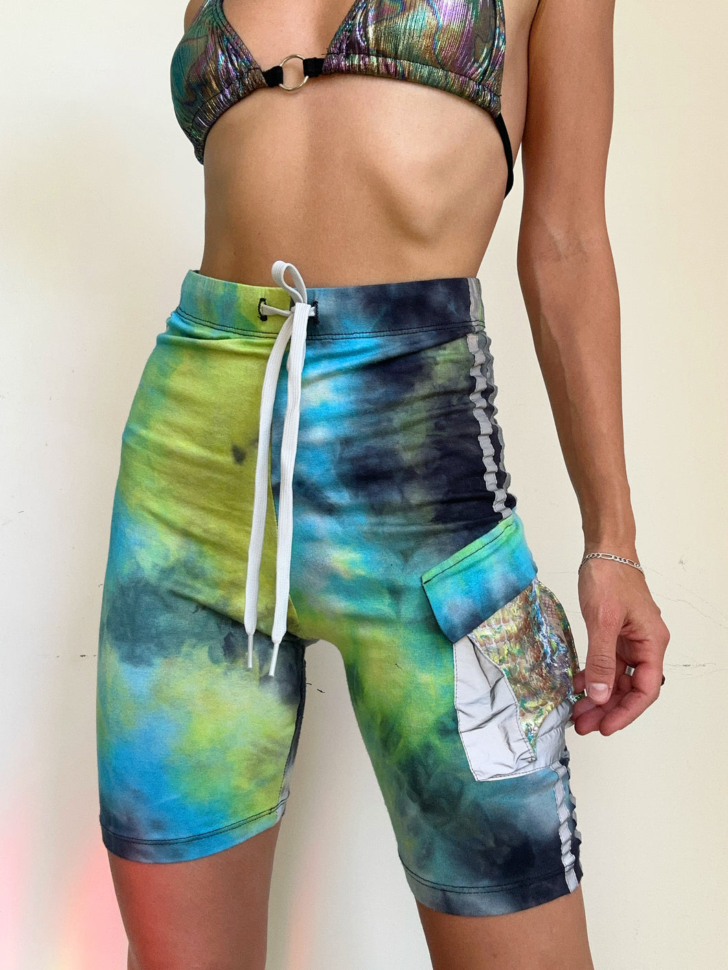 Space Popsicle Bicycle Day Shorts