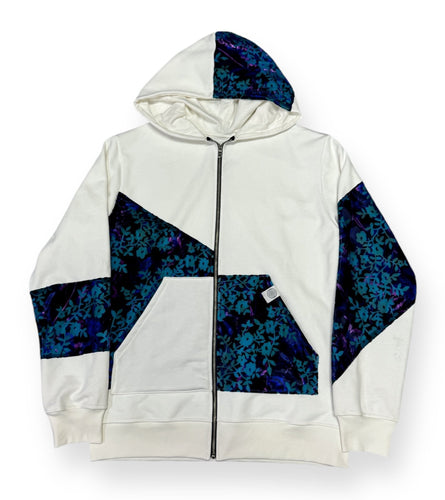 1 of 1 LIQUID BLOOM PATCHWORK HOODIE (Large)