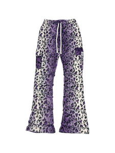 LEOPARD STACK PANTS (WOMENS SIZES)