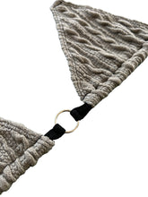 Load image into Gallery viewer, SAGE GREEN CABLE KNIT BIKINI TOP