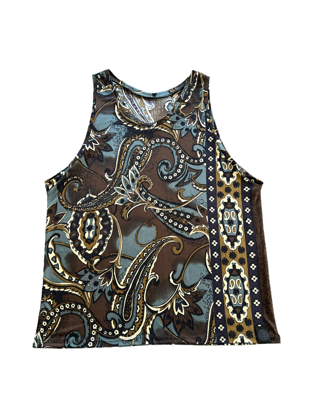SILK PAISLEY TANK TOP (S-3XL available)