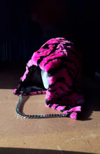 Load image into Gallery viewer, REVERSIBLE PINK TIGER HOOD