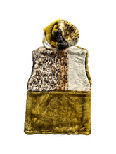 Load image into Gallery viewer, 1 of 1 WILDLIFE PATCHWORK FUR VEST
