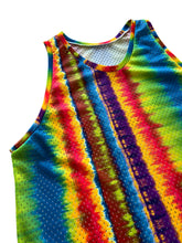 Load image into Gallery viewer, RAINBOW STRIPE JERSEY TANK TOP ( S-3XL available )