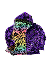 Load image into Gallery viewer, PURPLE TIGER n PSYCHEDELIC LEOPARD JACKET ( S - 2XL )