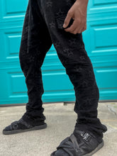 Load image into Gallery viewer, BLACK STAR CORDUROY STACK PANTS (S - L)