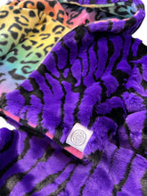 Load image into Gallery viewer, Limited Edition PURPLE TIGER n PSYCHEDELIC LEOPARD CROP JACKET ( S - 2XL )