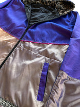 Load image into Gallery viewer, PURPLE NYLON PATCHWORK JACKET (Large)