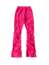 Load image into Gallery viewer, HOT PINK SPORT MESH STACK PANTS (Medium)
