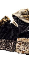 Load image into Gallery viewer, 1 of 1 JUNGLE KITTY PATCHWORK FUR CROP JACKET (Small / Medium)