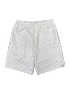 WHITE LEOPARD CORDUROY SHORTS ( S-2XL available )