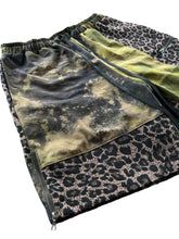 Load image into Gallery viewer, 1 of 1 JUNGLE CAT PATCHWORK SHORTS