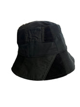 Load image into Gallery viewer, 1 of 1 BLACK PATCHWORK BUCKET HAT ( Large )