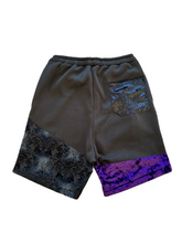 Load image into Gallery viewer, 1 of 1 PRUPL DRiiPPN PATCHWORK SHORTS