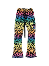 Load image into Gallery viewer, Womens Size- RAINBOW LEOPARD STACKED PANTS
