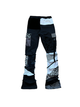 Load image into Gallery viewer, 1 of 1 BLK N WHITE STACK PANTS (Small)