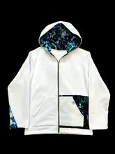 Load image into Gallery viewer, Limited Edition WHITE FLORAL BURNOUT JACKET