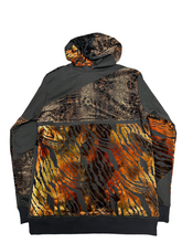 Load image into Gallery viewer, 1 of 1 ANML KiiNG PATCHWORK HOODIE ( 2XL )
