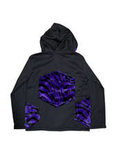 Load image into Gallery viewer, Honeycomb Purple Tiger Zip up Jacket ( MEDIUM )