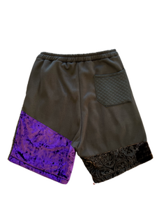 Limited Edition PURPL REIGN PATCHWORK SHORTS ( M/L and XL/2X available z)