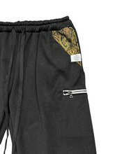 Load image into Gallery viewer, 1 of 1 GOLDEN FOL PATCHWORK PANTS ( Large elastic waist )