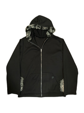 Load image into Gallery viewer, Honeycomb Black Fleece Jacket (XL)
